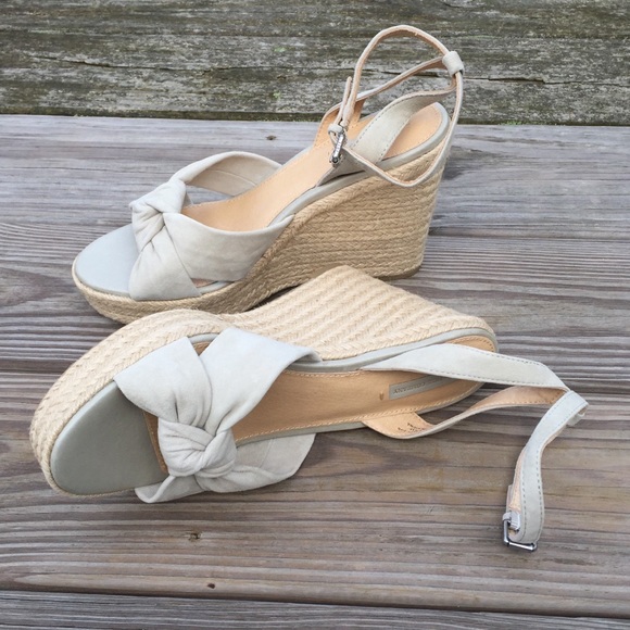 Frye Shoes - SOLD 💲Frye Suede Espadrilles Charlotte Wedges